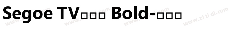 Segoe TV兰亭黑 Bold字体转换